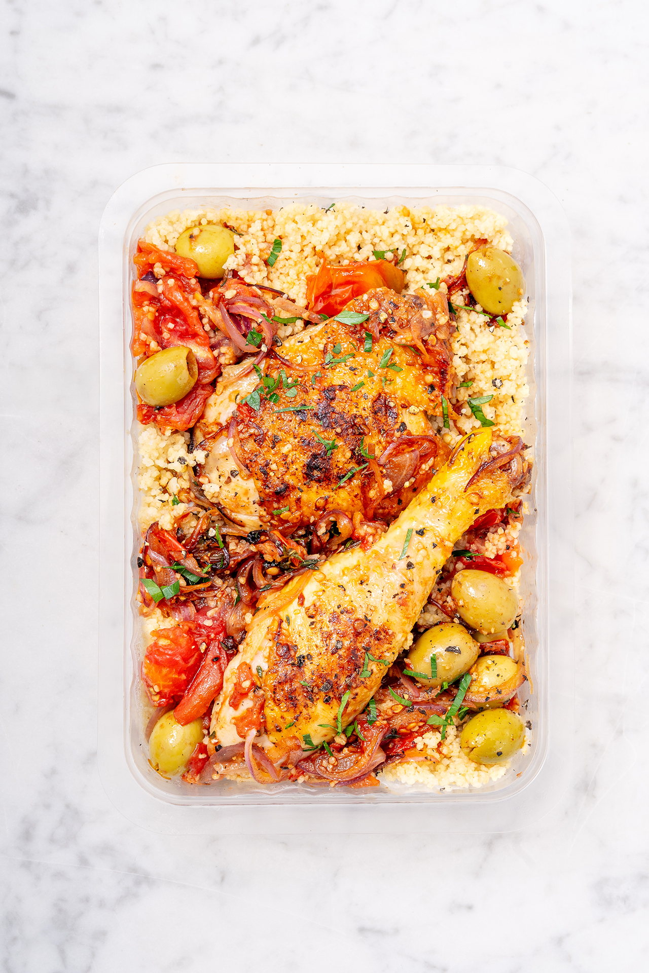 Poulet aux olives