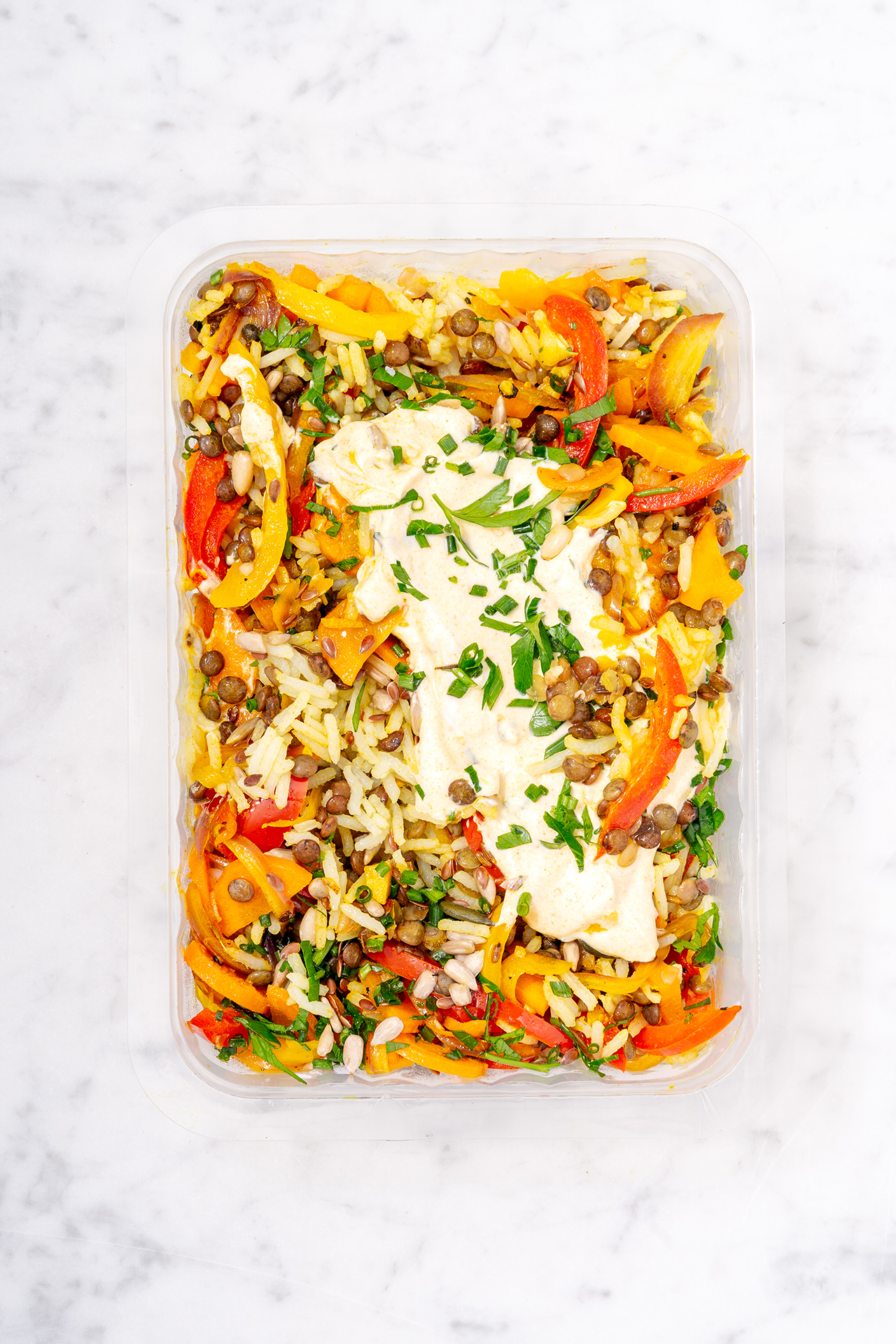 Riz aux légumineuses et petits légumes